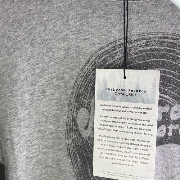 NWT Mushroom Records- Men’s T-shirt - Picture 2 of 3